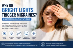 Why bright lights trigger migraines and cause photophobia